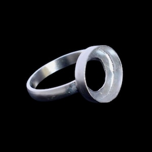 925 Sterling Silver Round Ring blank, 3mm-30mm Round Cabochon, Cab Resin Glue Pad Breast Milk, DIY jewelry supply, build your ring, diy ring