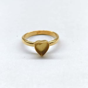 925 sterling silver Heart ring collet 3x3mm- 30x30mm Heart shape bezel cup blank ring making, jewelry supplies, Breast Milk ring