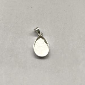 925 Sterling Silver Pear Bezel Pendant Setting,6x4mm-25x20mm For Pear Gemstone,Blank Pendant Setting, Bezel Pendant Setting ,Bezel For Resin