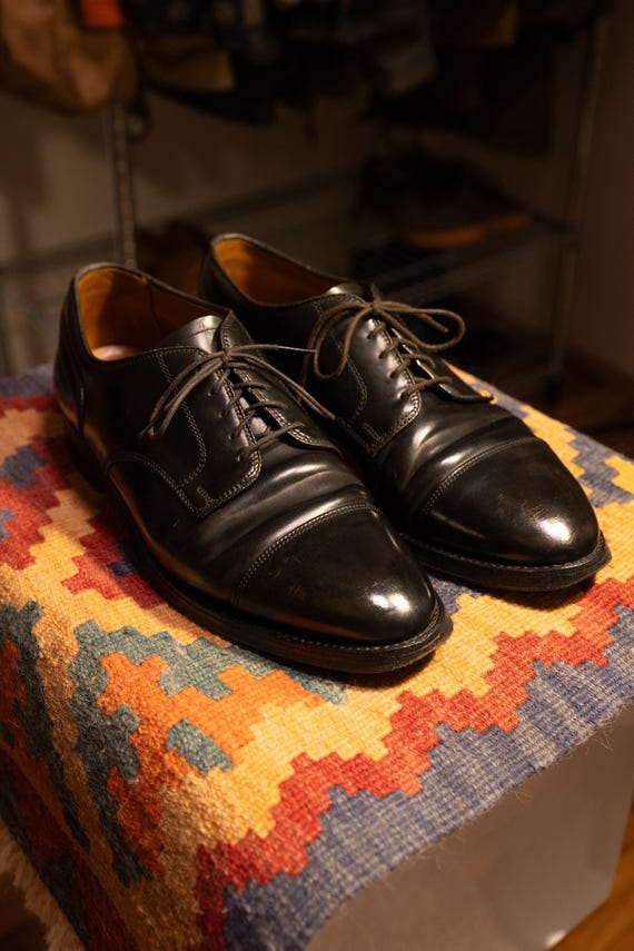 Alden 2161 Straight Tip Blucher Horween Shell Cordovan Alden 2161 Straight Tip Blucher Horween Shell Cordovan