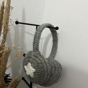 Crochet star earmuffs
