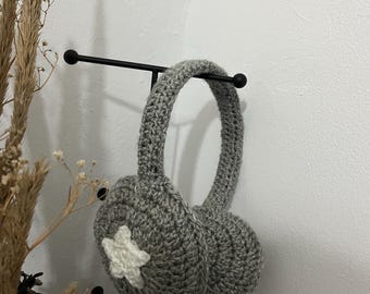 Crochet star earmuffs