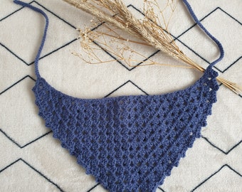 Crochet Bandana: Stylish Hair Accessory