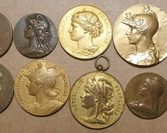 マリアンヌ 68 mm フランス芸術メダル デュプイ蒸留所賞 - Etsy 日本