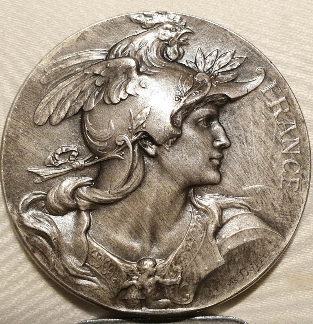 1900's フランス マリアンヌ 農業大会 セーヌ 受賞 シルバー 銀メダル