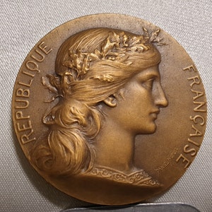 Médaille Bronze La Roche sur Yon 1890 Concours Régional Agricole /I216