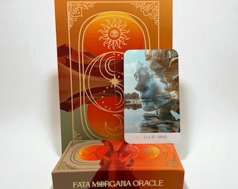 Fata Morgana Oracle Deck + Guide Book - Desert-Inspired Oracle Cards for Self-Discovery