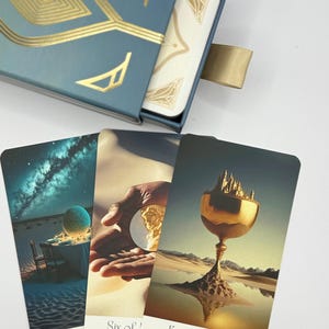 Lucid Minds Tarot Deck: Wüsteninspirierte Karten mit gedrucktem Ratgeber Bild 5