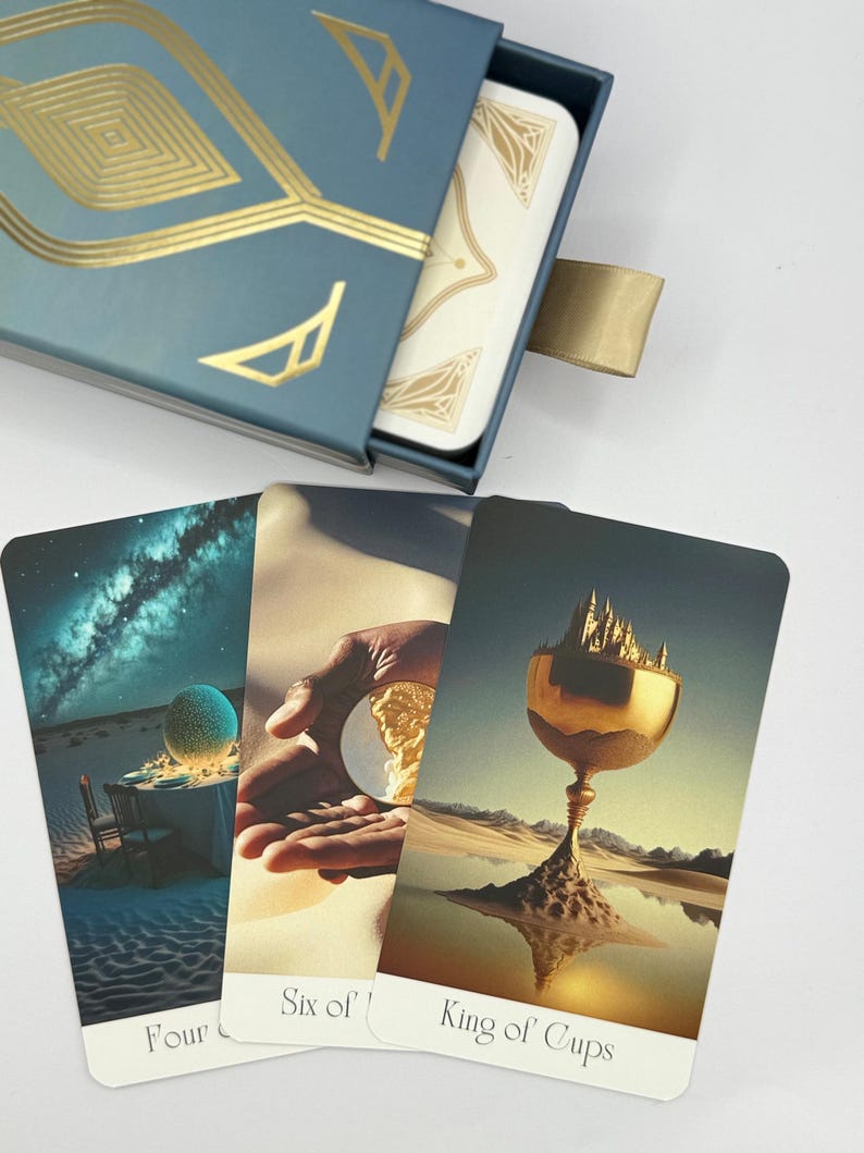 Lucid Minds Tarot Deck: Wüsteninspirierte Karten mit gedrucktem Ratgeber Bild 5