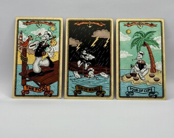 Sailor's Arcana - Tarot Deck Inspired by Popeye and Olive Oyl - Etsy