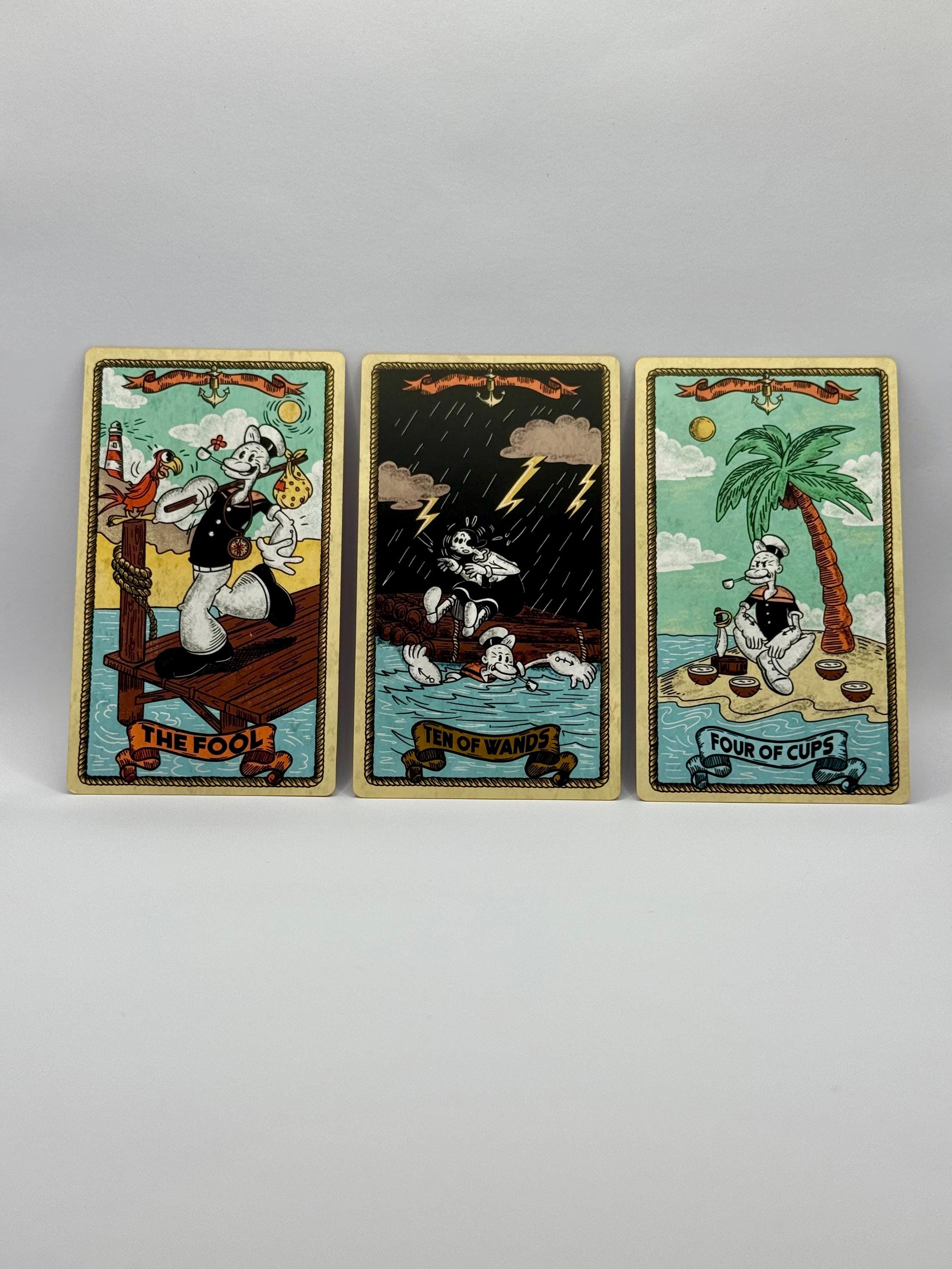Sailor's Arcana - Tarot Deck Inspired by Popeye and Olive Oyl - Etsy
