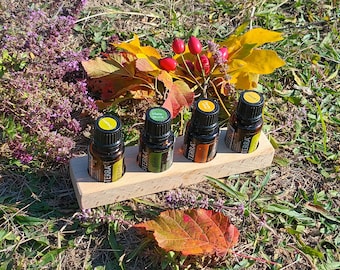 Essential Oils Holder, Essential Oils Storage, 15ml Essential Oils Display, Wood Essential Oil Holder, Wooden Holder for Essential Oils