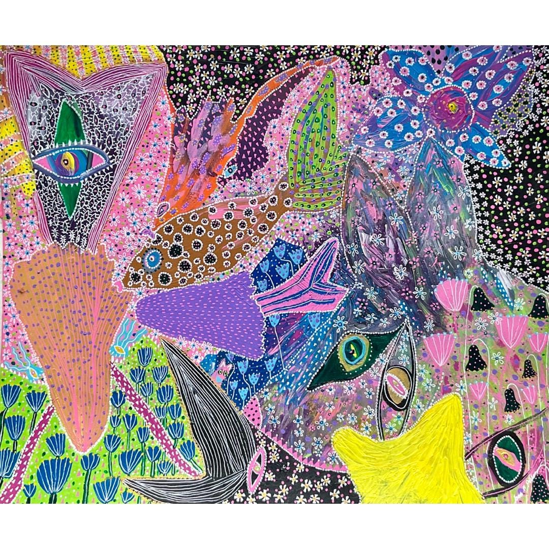 気まぐれな人魚の絵画：スウェーデン人アーティストによるオリジナルの