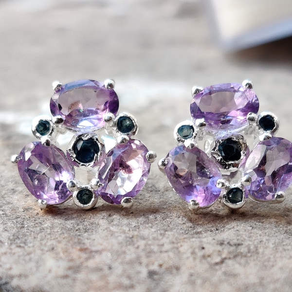 Amethyst Earrings Etsy