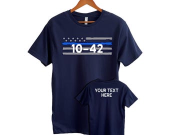 Adult Blue Live Matter Thin Blue Line Support Police T-Shirt Adult Blue Live Matter Thin Blue Line Support Police T-Shirt