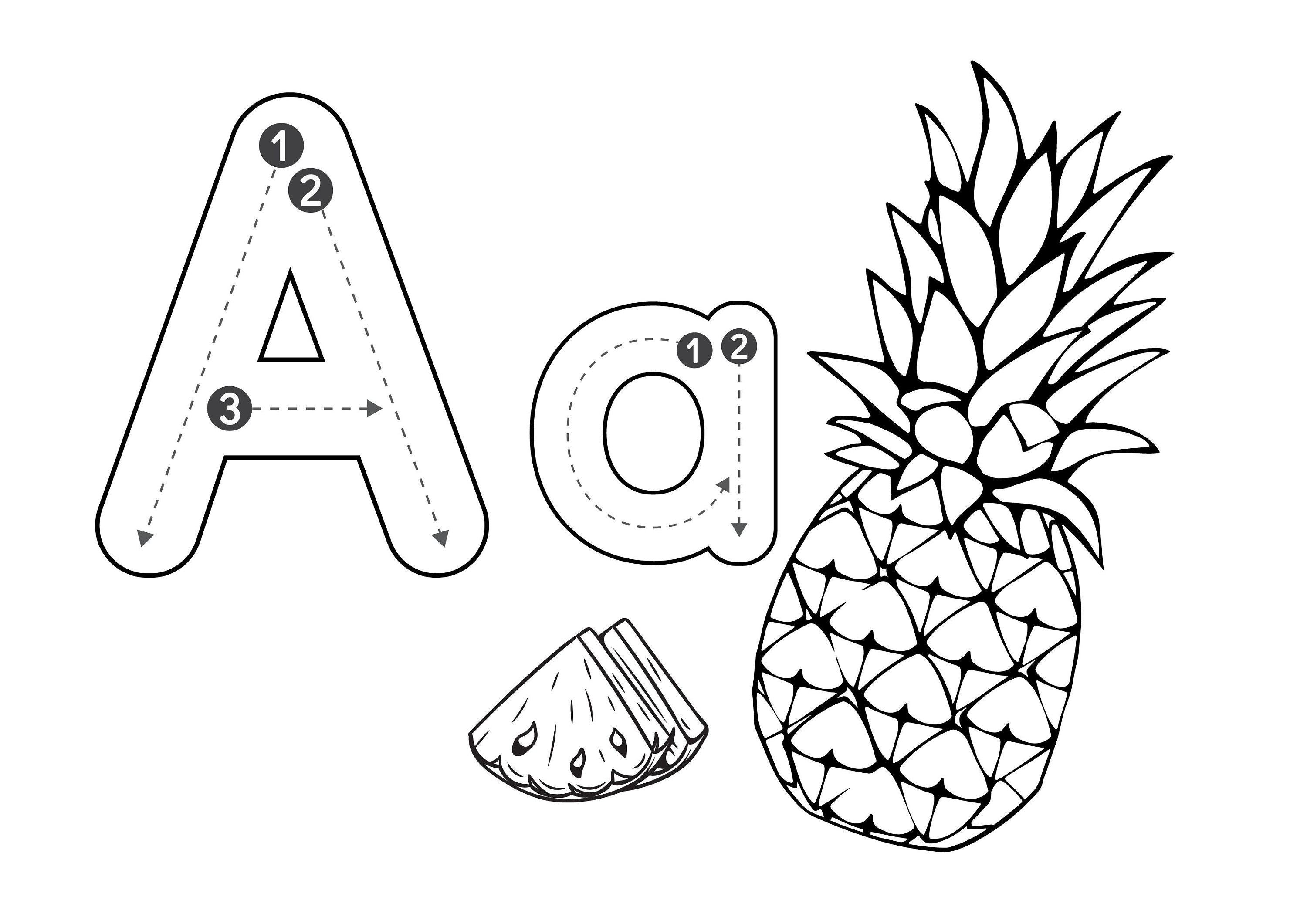  Foto zu ABC Pictures for Coloring, Printable, Literacy, ABC Book, Learning 