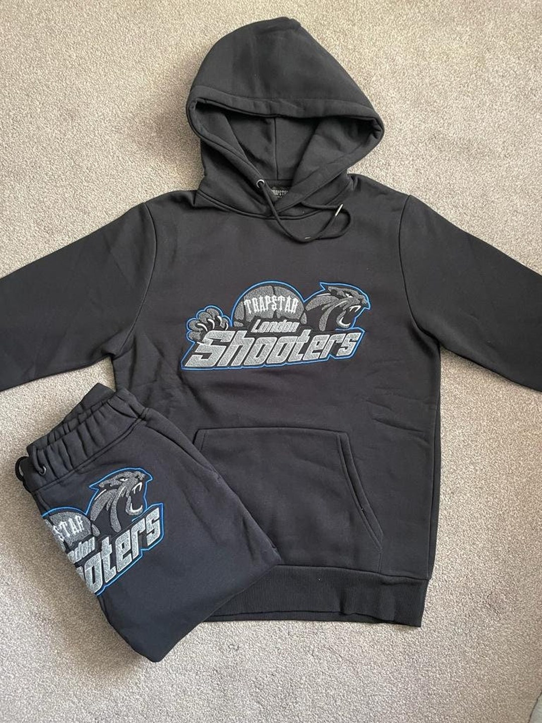 Trapstar London Shooters Tracksuit Black/blue Brand New Etsy