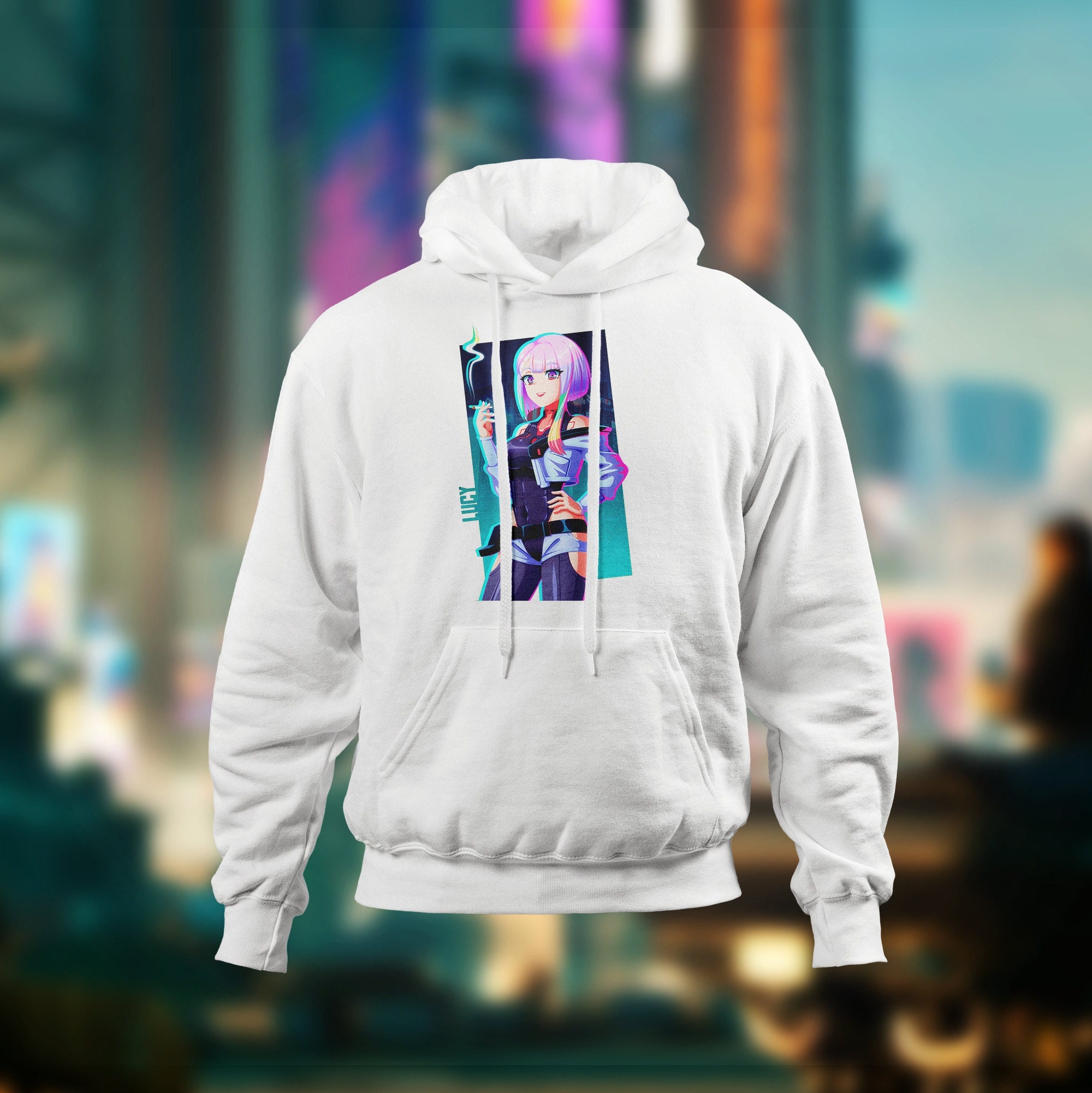 VAULTROOM×CYBERPUNK LUCY HOODIE / BLK M