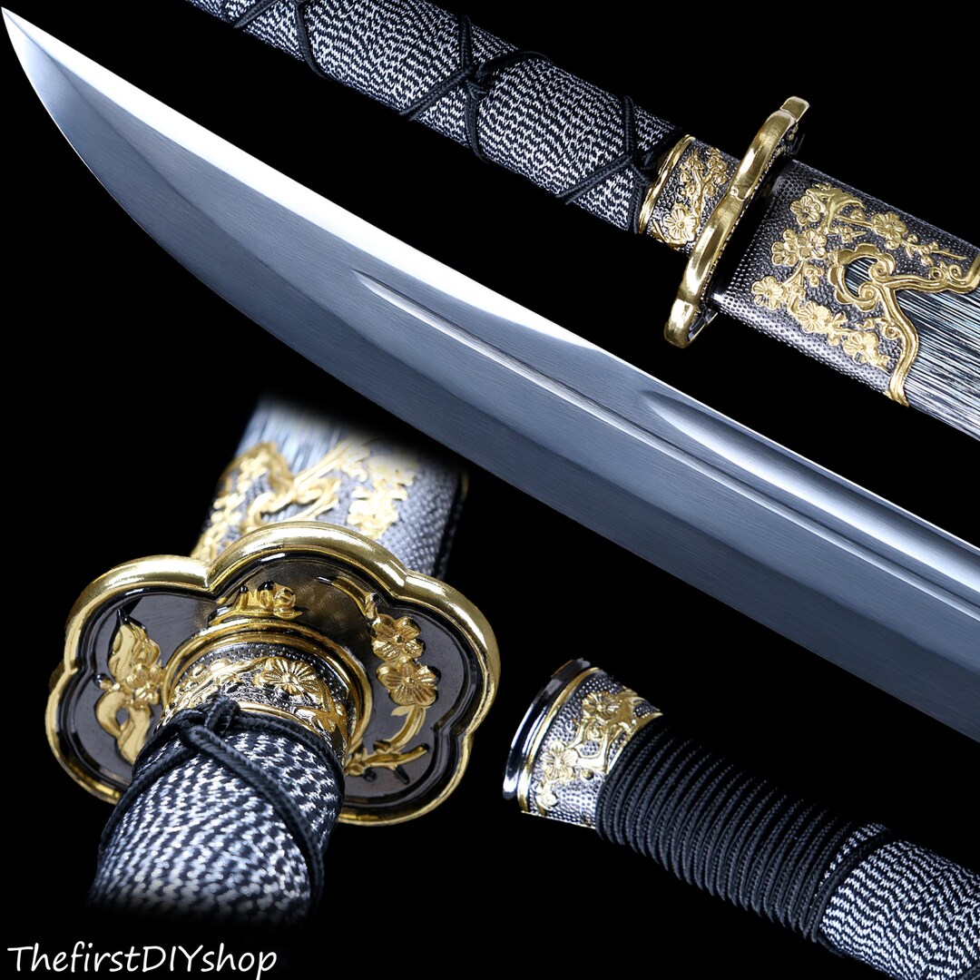 Handmade Katana Anime Sworddouble Blood Groove Design Real Katana