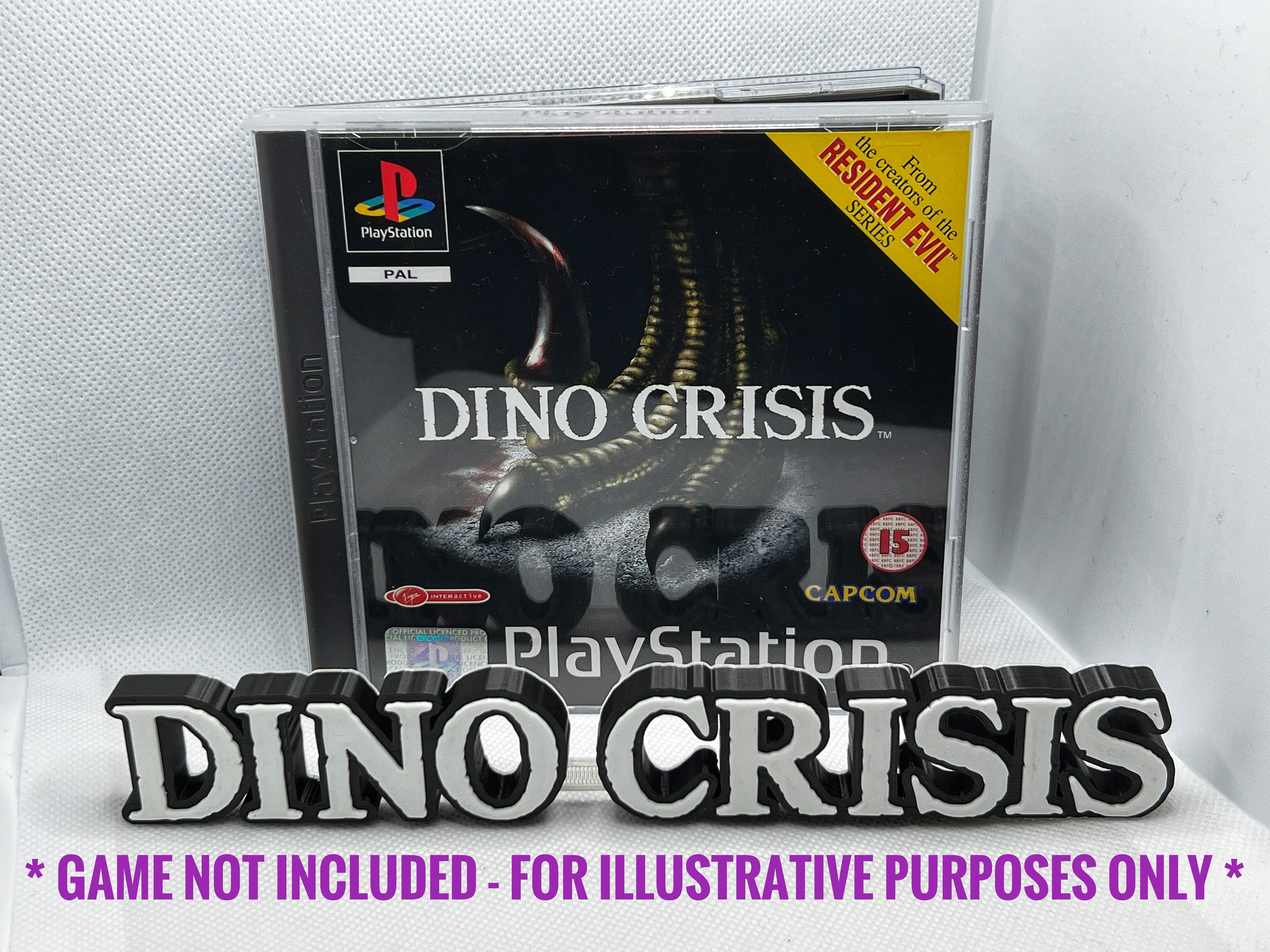 DINO CRISIS Game Poster Game Art Horror Game Print 