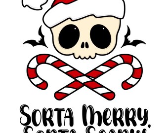 Sorta Merry, Sorta Scary white/black/color PNG Files