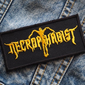 NECROPHAGIST Embroidered Patch (Death Metal)