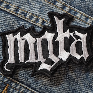 MGLA Embroidered Patch (Black Metal)