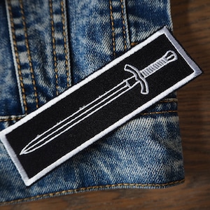 Dungeon Synth Sword Embroidered Patch