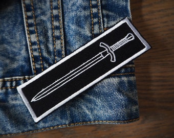 Dungeon Synth Sword Embroidered Patch