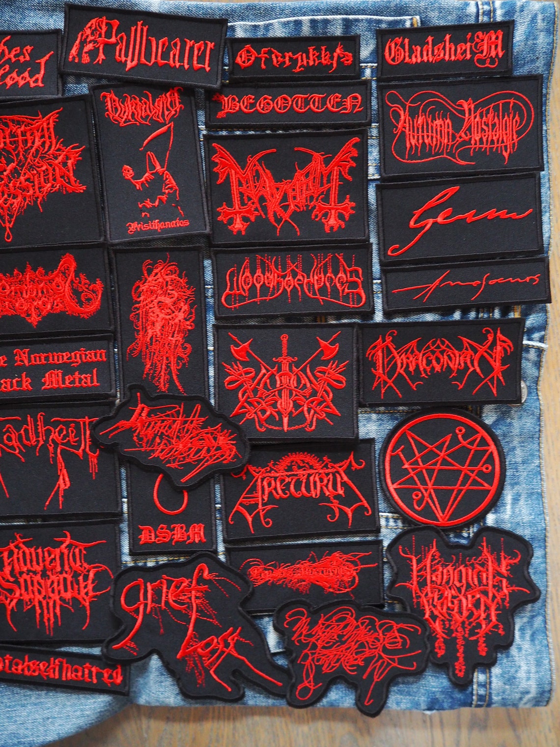 Black Metal / Death Metal / Gothic / Horror Patches 38 Etsy UK