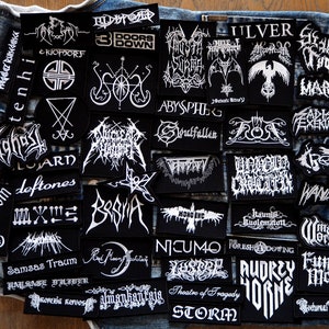 Death/Doom/Gothic/Zwart/Rock/Metalen patches #070
