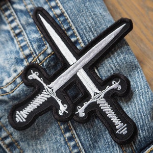 SWORDS Dungeon Synth Embroidered Patch