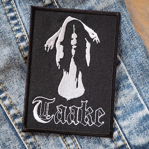 Naszywka haftowana TAAKE (czarny metal)