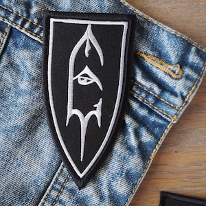 Zwarte metalen geborduurde Emperor Norway-patch