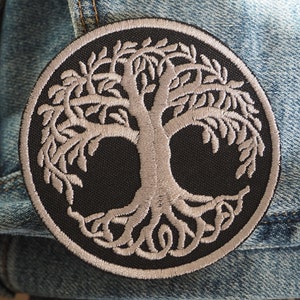 Yggdrasil / White Tree Of Godnor Embroidered Patch