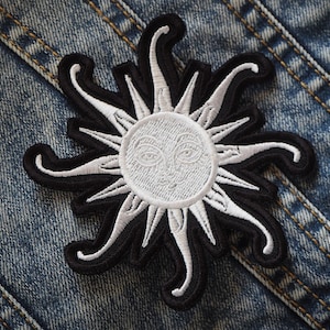 Occult Sun Planet Embroidered Patch