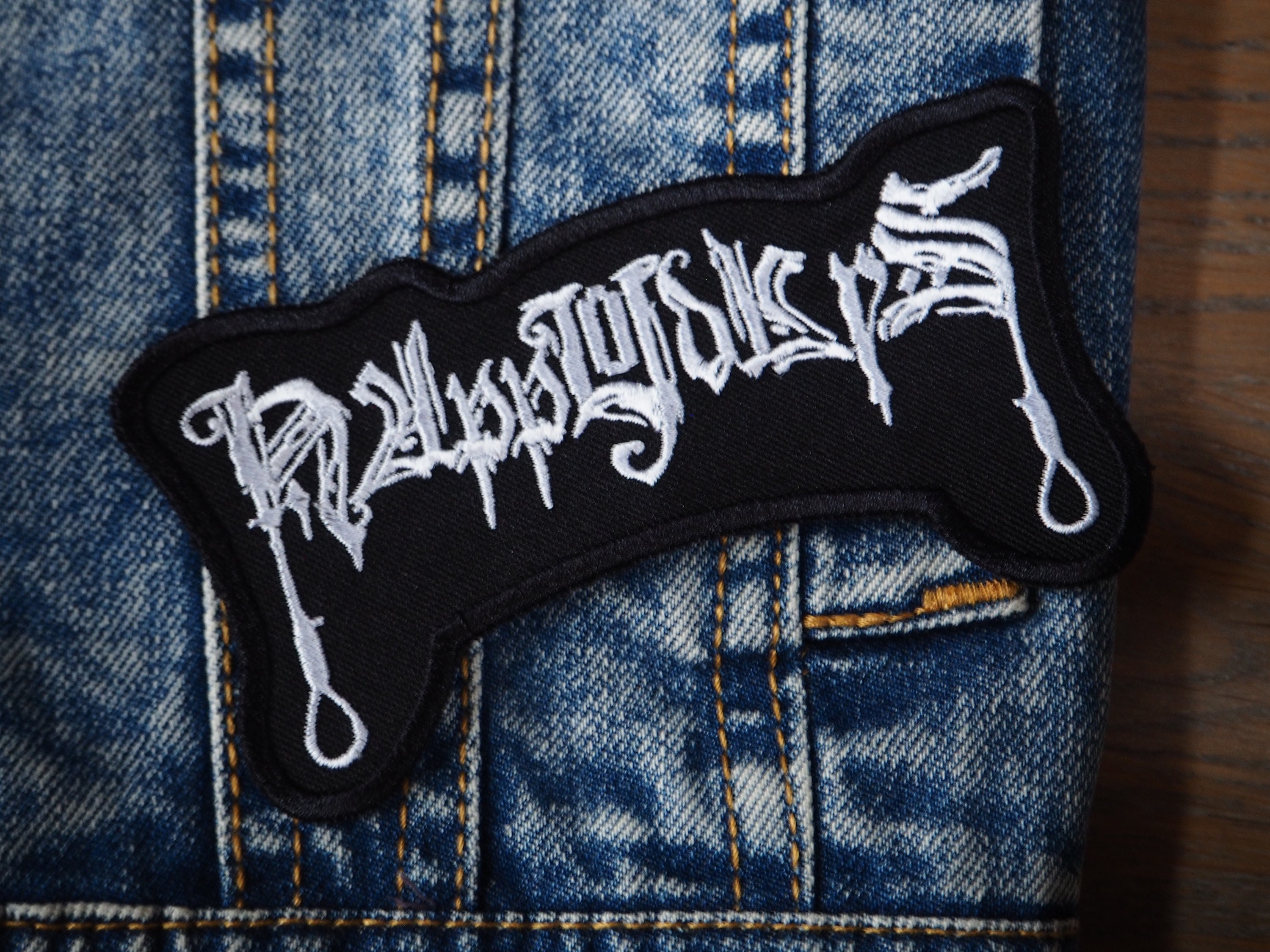 HAPPY DAYS Embroidered Patch (black Metal) - Etsy
