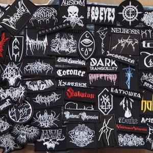 Parches de metal negro, death, doom, heavy y power metal n.° 61