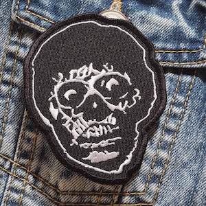 THEY LIVE inspired Skull Embroidered Patch