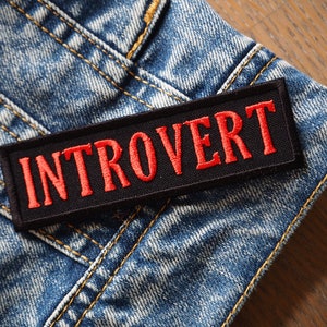 INTROVERT Embroidered Patch