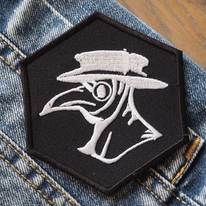 Plague Pest Doctor Medieval Horror Embroidered Patch