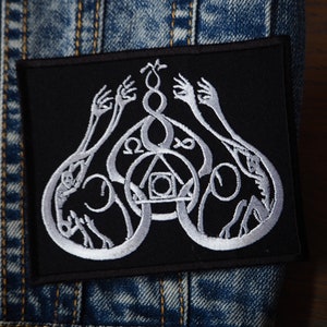 GRIS Embroidered Patch (Black Metal)