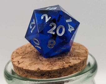Whovian Blue Chonk D20
