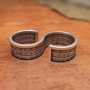 Ring of Spell Storing - Sterling Silver, Adjustable, Unisex, Fantasy-Inspired Accessory - Unique Gift for RPG Fans Magic Enthusiasts, Gamers