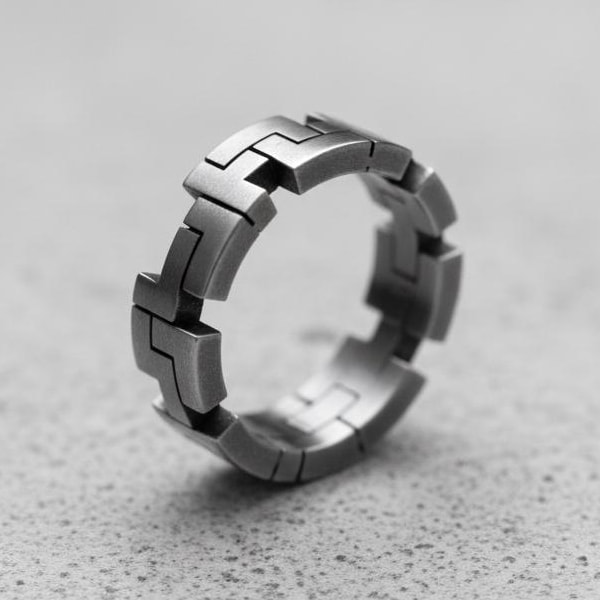 Anillo único de plata de ley 925: artesanía exquisita, diseño atemporal, perfecto para cada ocasión: una declaración de elegancia y belleza.