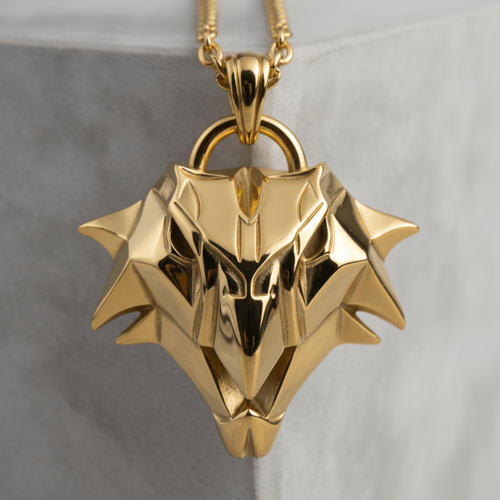 Griffin School Medallion Necklace - 925 Sterling Silver