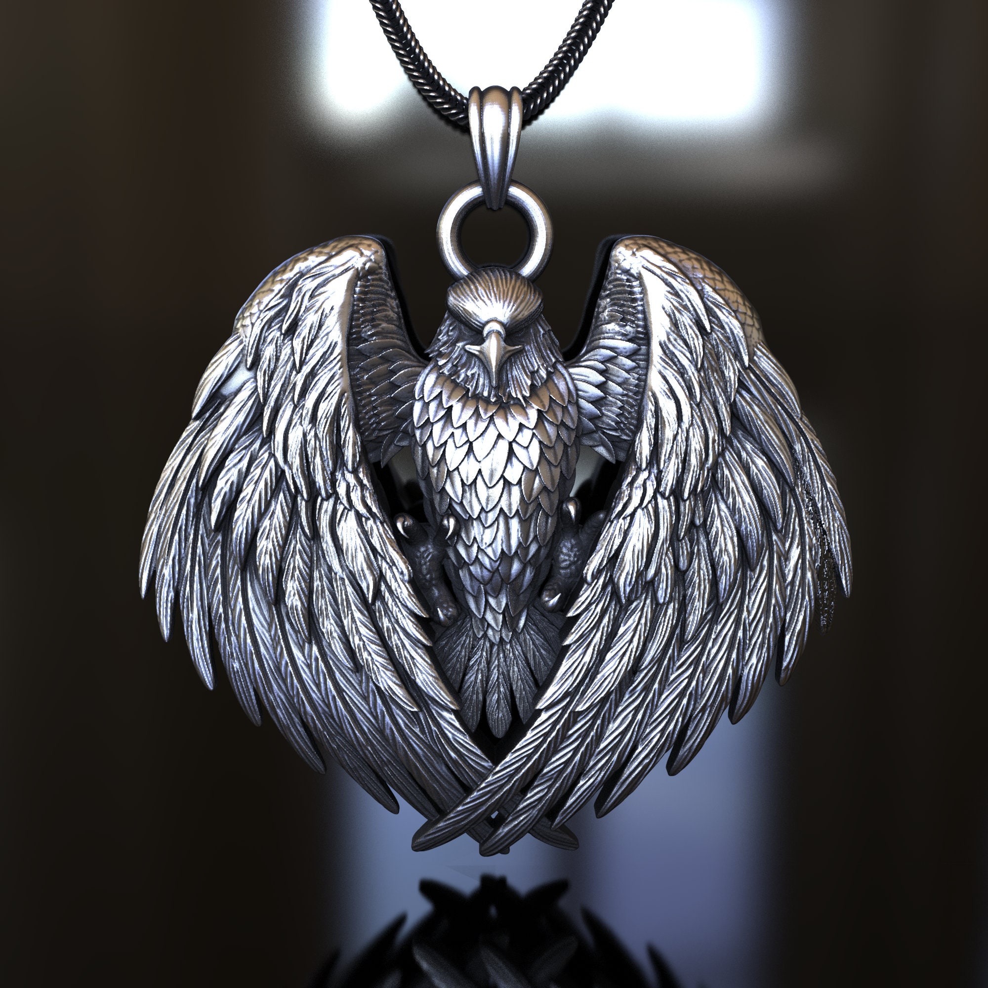 Eagle Attack Wings Pendant, 925 Sterling Silver Soaring Eagle Necklace, Handcrafted Artisan Jewelry Unisex Wildlife Symbol, Statement Piece - Etsy Eagle Attack Wings Pendant, 925 Sterling Silver Soaring Eagle Necklace, Handcrafted Artisan Jewelry Unisex Wildlife Symbol, Statement Piece - Etsy