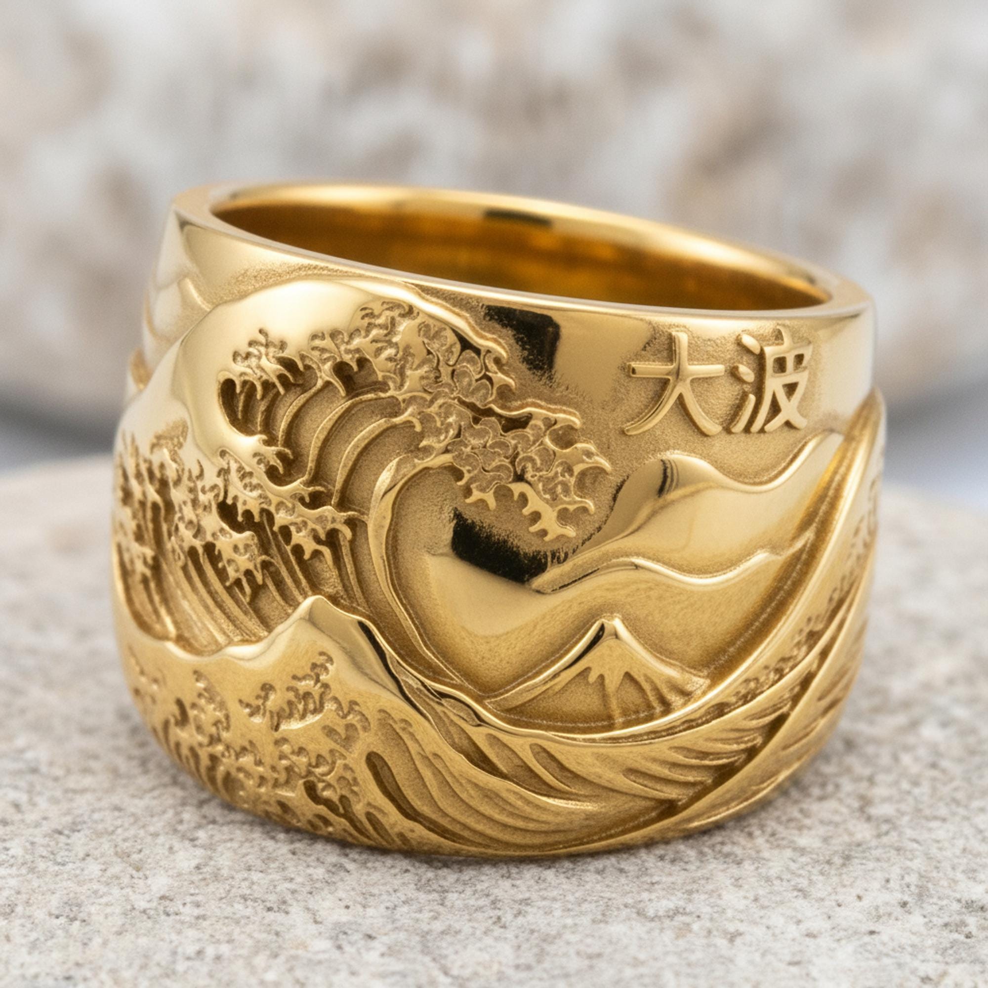 Mount Fuji Mens Ring - Etsy