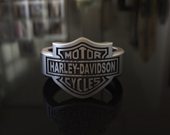 925 Sterlingsilberring, Motorradring, Ringe für Männer, Bikeradlerring, bestes Geschenk für ihn, handgefertigter Ring, Motorradring