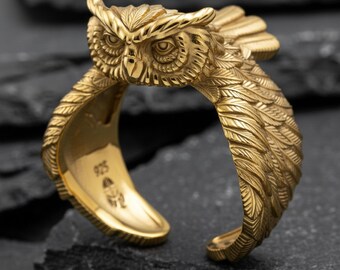 フクロウのシルバーリング 925スターリングシルバー 自然をモチーフに 